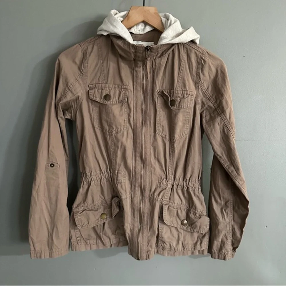 Daytrip Utility Jacket with Removable‎ Hood | Brown